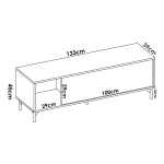 MUEBLE  TV CON PUERTA ABATIBLE JASON
