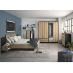 ARMARIO DE MEDIA ALTURA CON ESTANTES Y COLGADOR SIROCO