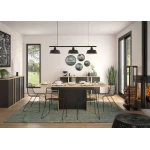 MESA DE COMEDOR CON EXTENSIÓN BICOLOR ZONDA