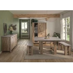 MESA DE MADERA CUADRADA THOR