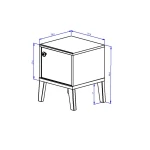 MESITA DE NOCHE INFANTIL TERRAL