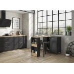 MESA ALTA DE COCINA MULTIUSOS CON ARMARIO PETRI