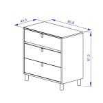 CÓMODA INFANTIL AMIRA