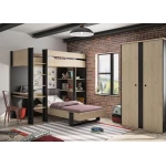 CAMA INDIVIDUAL EN ESTILO INDUSTRIAL BOREAL