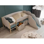 CAMA INFANTIL CON TOBOGAN KUMI