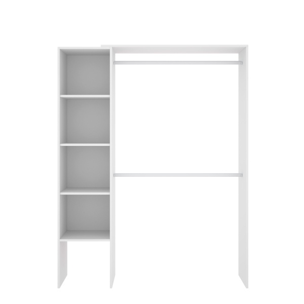 walk-in closet with adjustable shelves