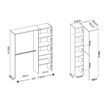 COMPOSICIÓN VESTIDOR RINCONERO NOVA