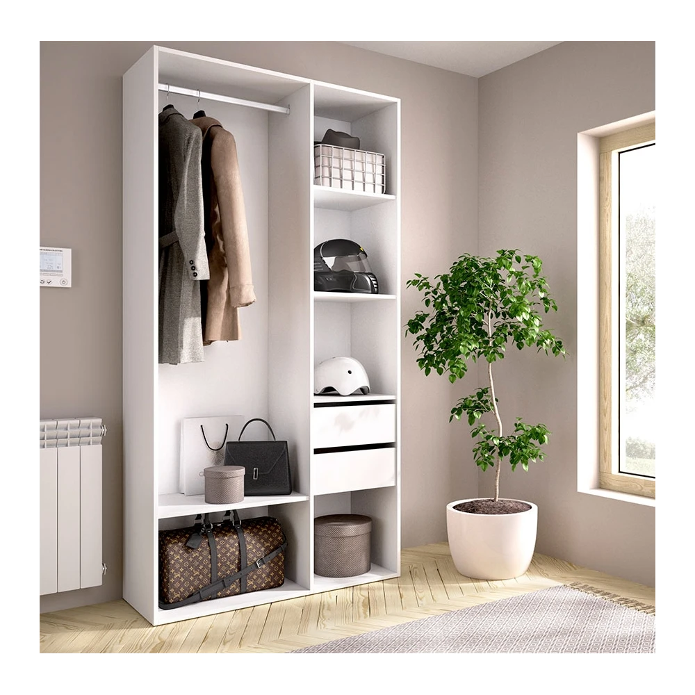 Dressing room with clothes hanger