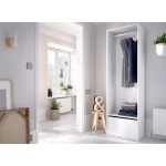 Dressing room with hanger