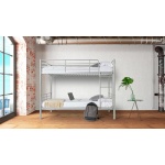 Bunk bed with mattresses