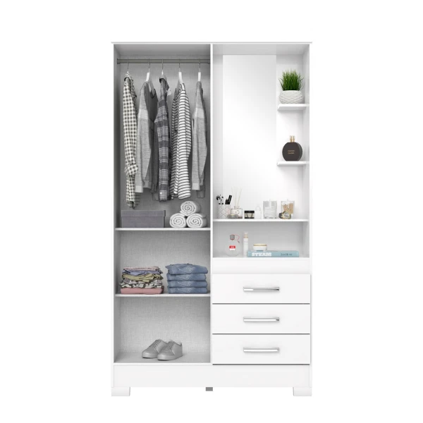 ARMARIO JUVENIL 2 PUERTAS 3 CAJONES WAND