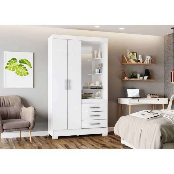 ARMARIO JUVENIL 2 PUERTAS 3 CAJONES WAND