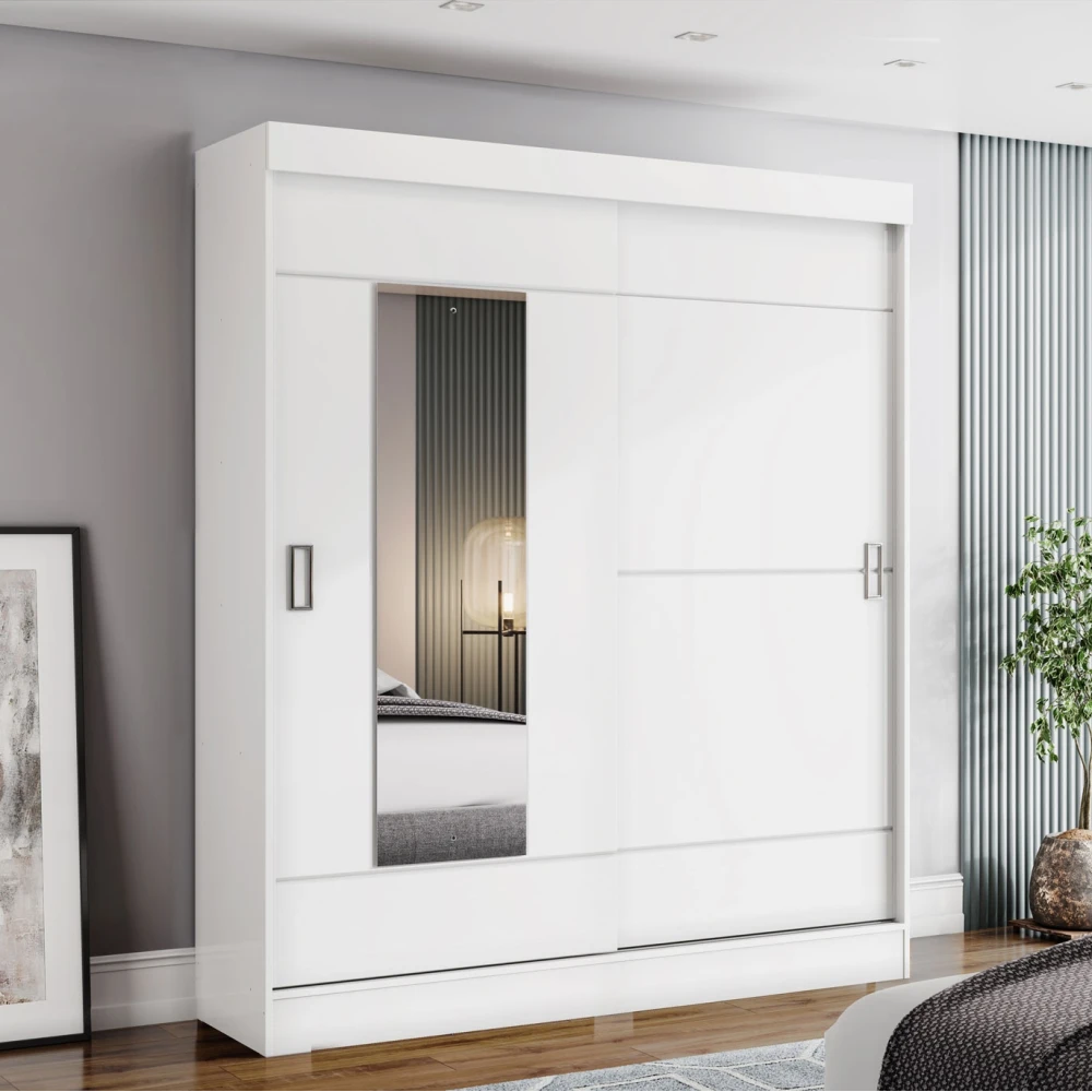 Bayron wardrobe with drawers and sliding doors for a modern bedroom