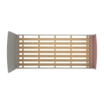 Children's bed with wooden slats