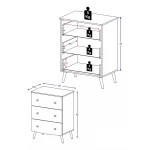 Children's chest of drawers 92 cm
