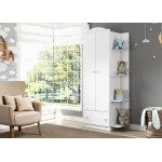 Children's wardrobe with shelving