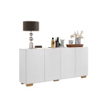 White sideboard with 4 doors