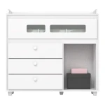 COMODA INFANTIL CON CAMBIADOR CELESTE