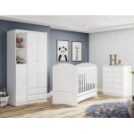 CÓMODA BLANCA 5 CAJONES MINT