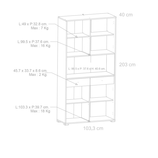 MUEBLE ALACENA KAIXIN
