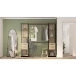 VESTIDOR  CON CAJONES ESTILO INDUSTRIAL EBAN