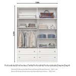 ARMARIO DOBLE INFANTIL TILIUM