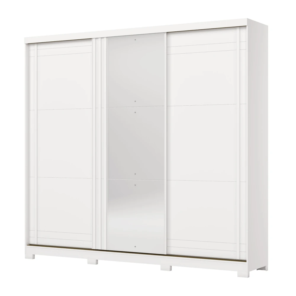 ARMARIO VESTIDOR TRIPLE PUERTAS CORREDERAS ZANO