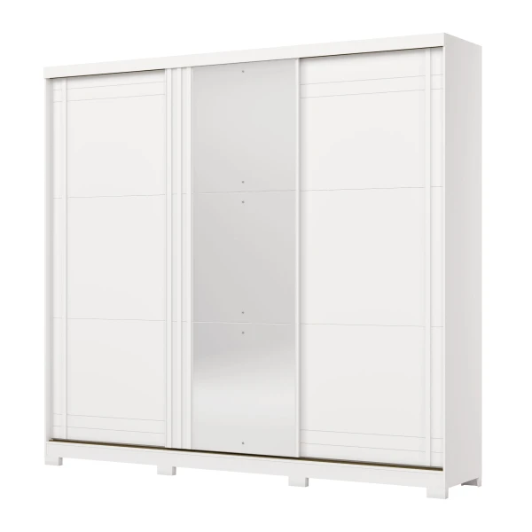 ARMARIO VESTIDOR TRIPLE PUERTAS CORREDERAS ZANO