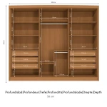 ARMARIO 6 PUERTAS BATIENTES ZAFRAN