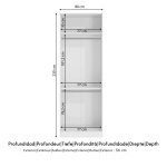 VESTIDOR DOBLE BARRA 80 CM PICOLO