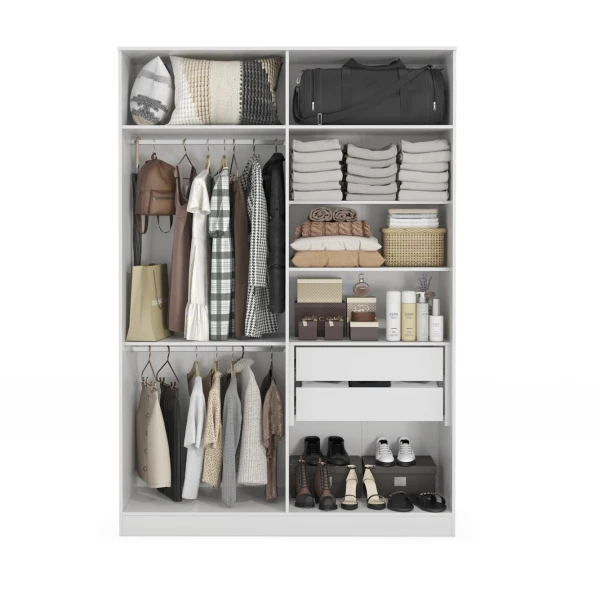 ARMARIO ROPERO 4 PUERTAS SHEPERD