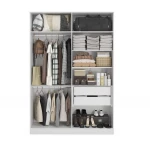 ARMARIO ROPERO 4 PUERTAS SHEPERD