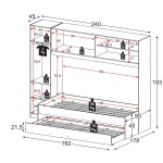 CAMA INDIVIDUAL CON PUENTE ANNALIS