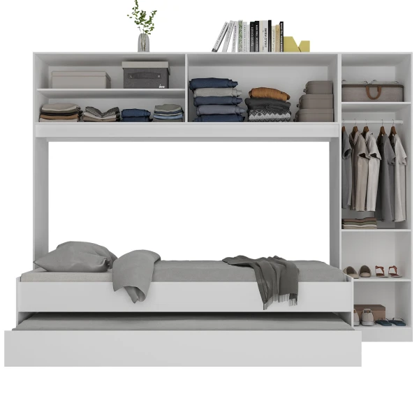 CAMA PUENTE ANNALIS CON COLCHONES