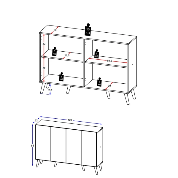 Sideboard dimensions