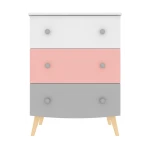 Colourful children's chest of drawers