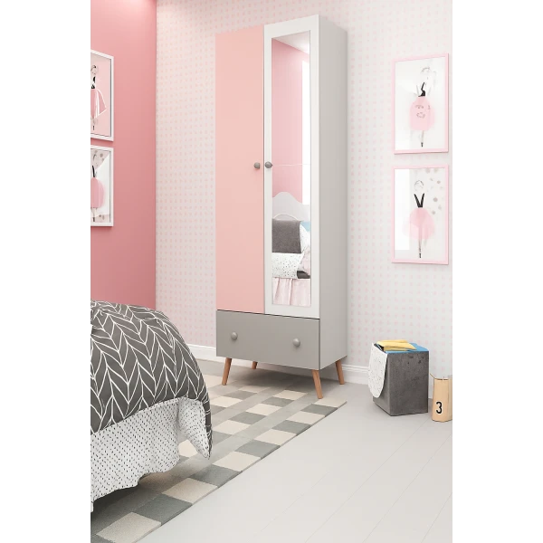 Children's colourful wardrobe