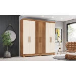 Siena Vicawu 6-door wardrobe in modern bedroom décor