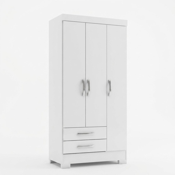 Small wardrobe of 80 cm with drawers and shelves, small wardrobes, coat racks, youth wardrobes