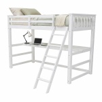 Wooden Bunk Bed with Desk Sophia Vicawu