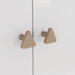 Gamil Vicawu children's wardrobe with elegant triangular handles in minimalist style